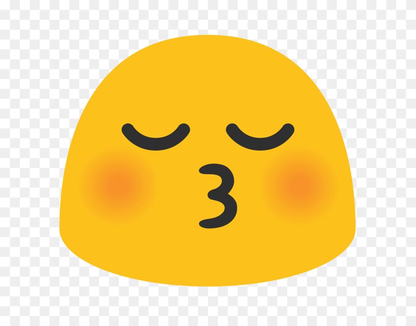 600x600 Emoji - Kissing Emoji PNG