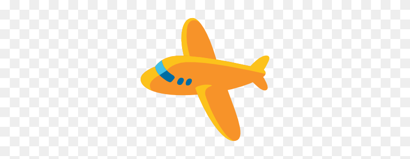 266x266 Emoji Android Airplane - Airplane Emoji PNG
