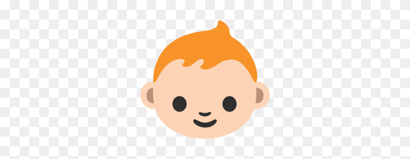 266x266 Emoji Android Baby - Baby Emoji PNG