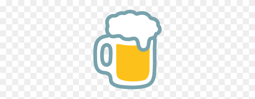 266x266 Emoji Android Jarra De Cerveza - Taza De Cerveza Png
