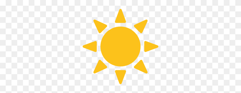 266x266 Emoji Android Sol Negro Con Rayos - Rayos Png