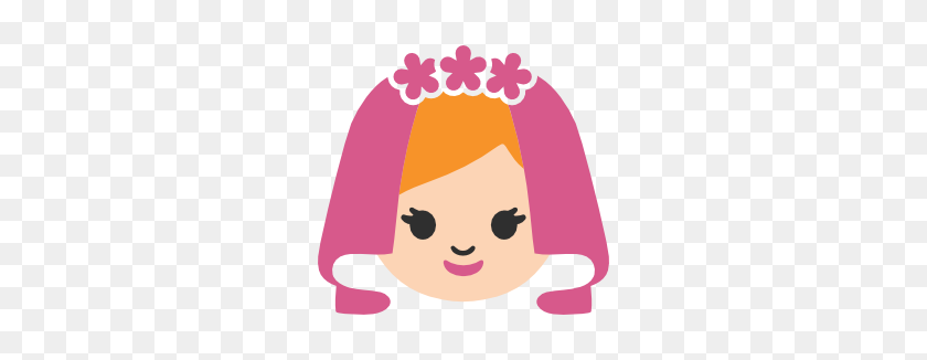 266x266 Emoji Android Bride With Veil - Veil PNG