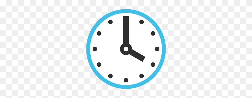 266x266 Emoji Android Reloj De La Cara De Las Cuatro En Punto - La Cara Del Reloj Png