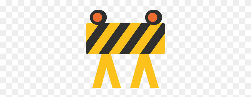 266x266 Emoji Android Construction Sign - Construction Sign PNG