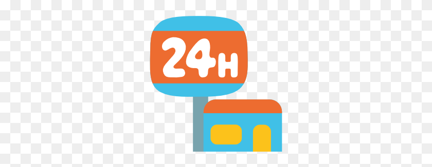 266x266 Emoji Android Convenience Store - Круглосуточный Магазин Клипарт