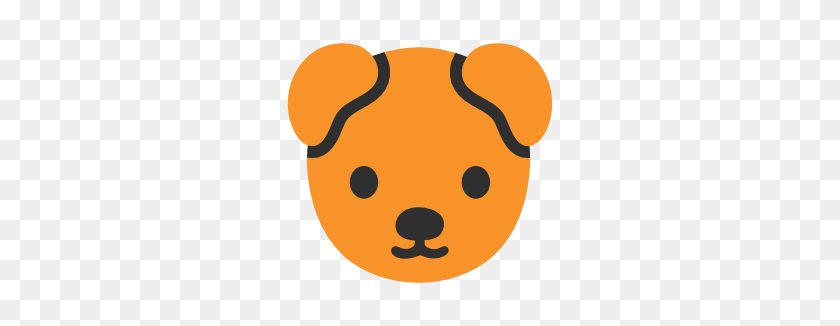 266x266 Emoji Android Cara De Perro - Perro Emoji Png
