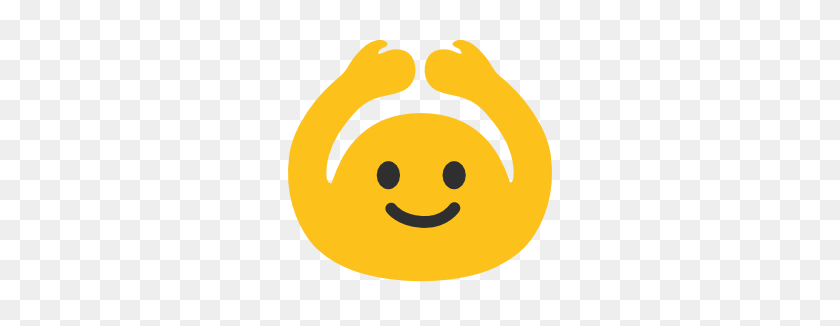 266x266 Emoji Android Face With Ok Gesture - Ok Sign Emoji PNG