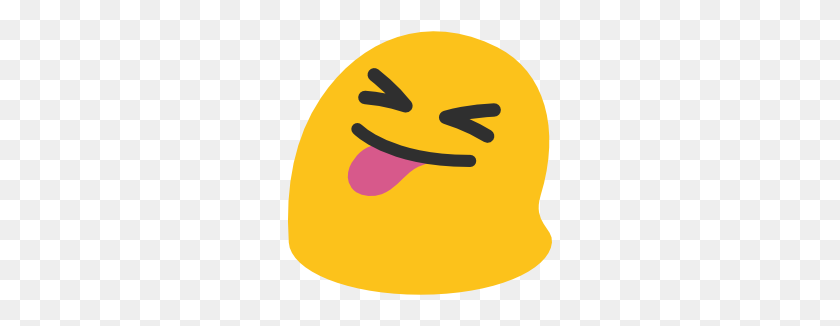 266x266 Emoji Android Face С Высунутым Языком И Плотно Закрытыми Глазами - Клипарт Tongue Out