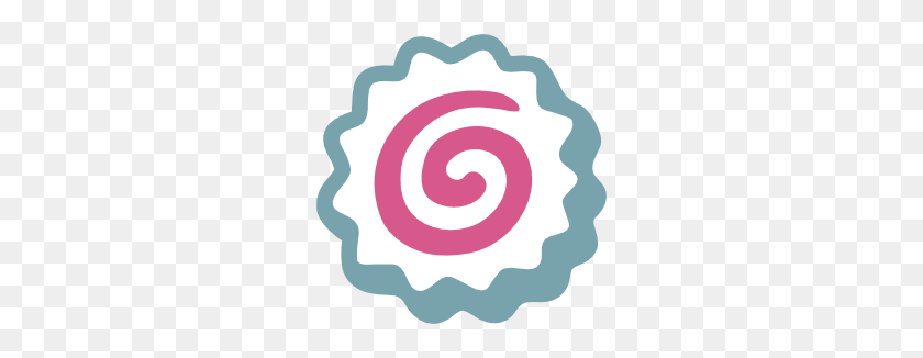 266x266 Emoji Android Pastel De Pescado Con Diseño De Remolino - Pastel Emoji Png