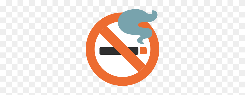 266x266 Emoji Android Símbolo De Prohibido Fumar - Sin Símbolo Png