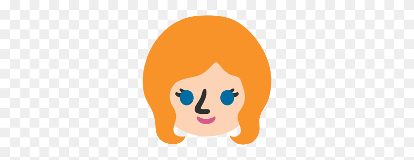 266x266 Emoji Android Persona Con Cabello Rubio - Cabello Rubio Png