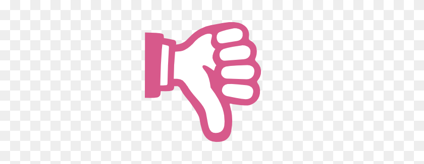 266x266 Emoji Android Thumbs Down Sign - Thumbs Down Emoji PNG