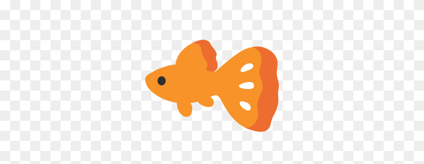 266x266 Emoji Android Tropical Fish - Tropical Fish PNG