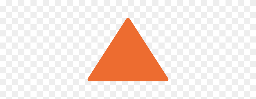 266x266 Андроид Смайлики Вверх, Указывая Красный Треугольник - Красный Треугольник Png
