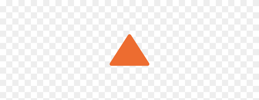 266x266 Emoji Android Apuntando Hacia Arriba Pequeño Triángulo Rojo - Triángulo Rojo Png
