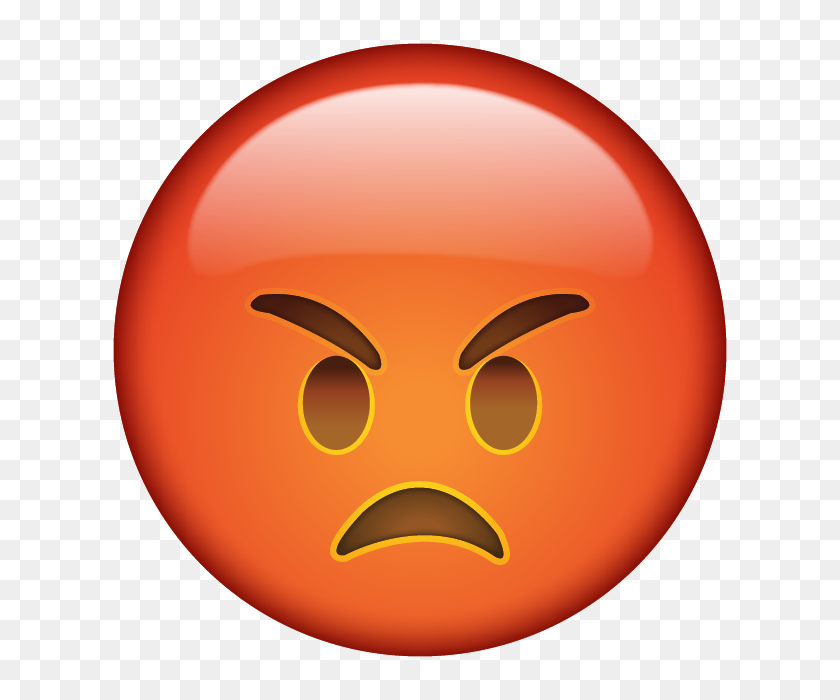 640x640 Emoji Angry Face Paint Angry Emoji, Emoji And Emoticon - Frustrated Face Clipart