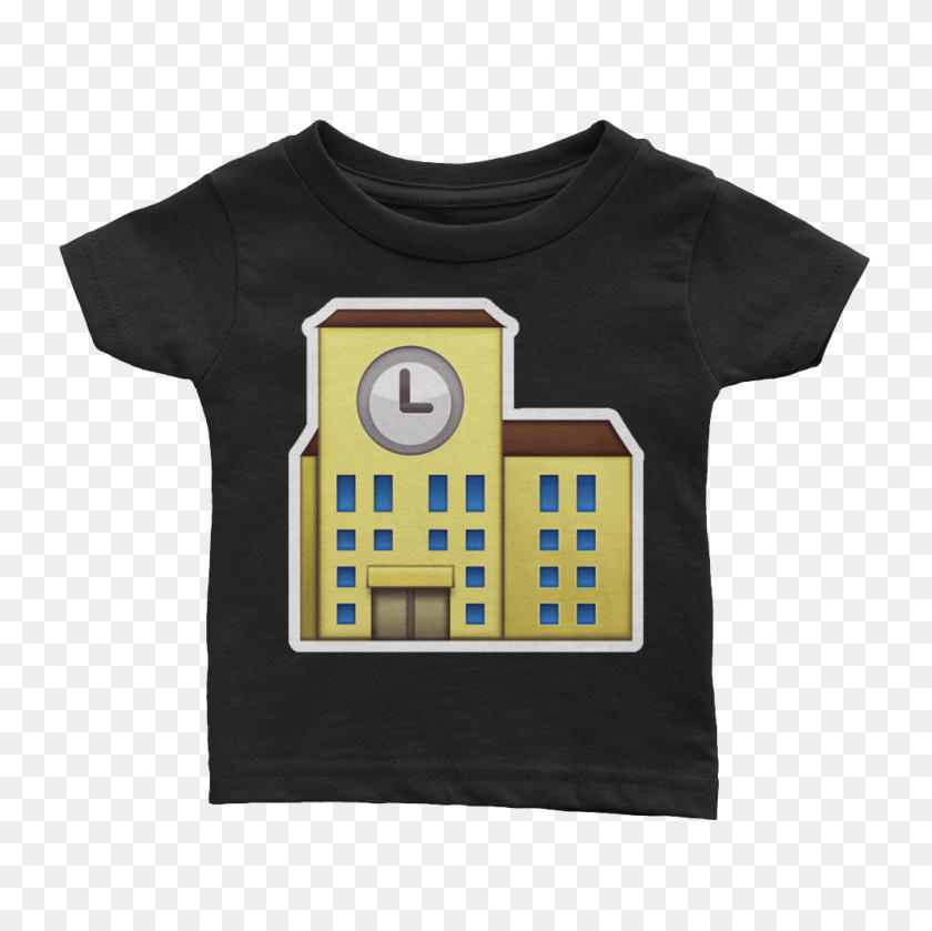 1000x1000 Emoji Baby T Shirt - School Emoji PNG