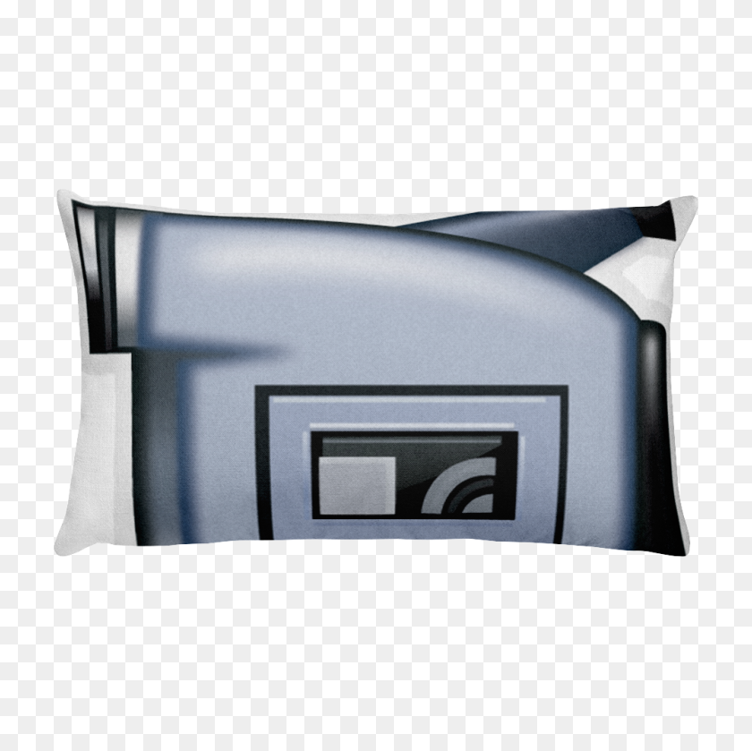 1000x1000 Emoji Bed Pillow - Camera Emoji PNG