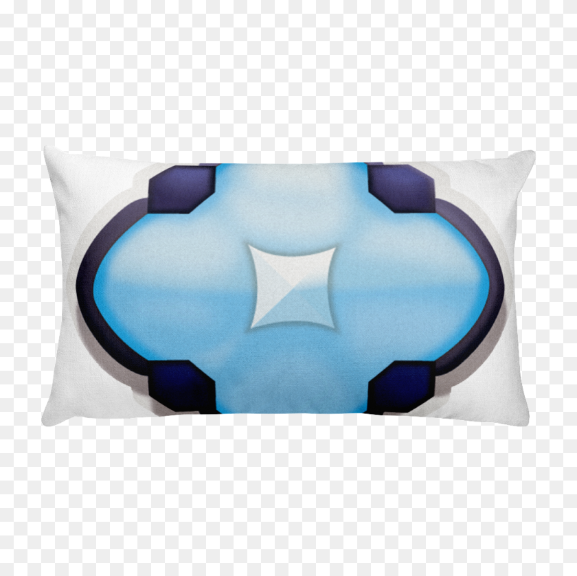 1000x1000 Emoji Bed Pillow - Diamond Emoji PNG