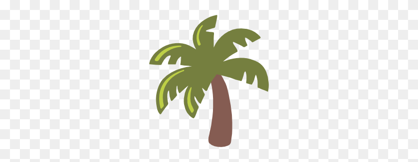266x266 Emoji Clipart Palm Tree - Palm Tree Leaves Clip Art