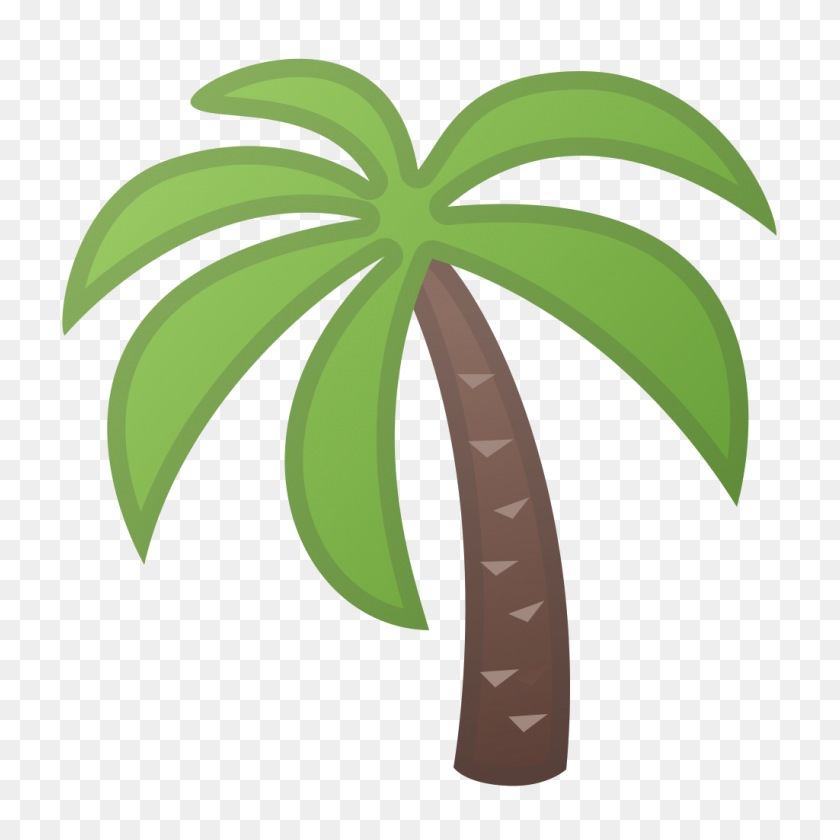 1024x1024 Emoji Clipart Palm Tree - Tropical Trees PNG