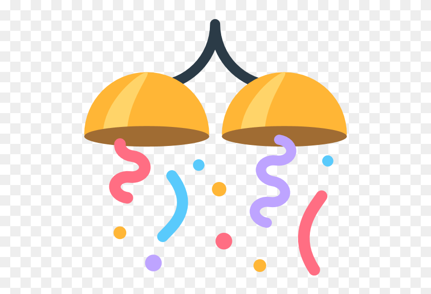 512x512 Emoji Confetti Symbol Party Clip Art - Free Confetti Clip Art