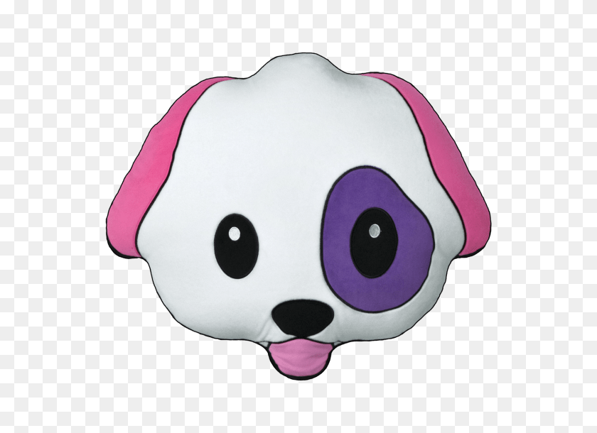 550x550 Emoji Dog Scented Embroidered Pillow Iscream - Dog Emoji PNG