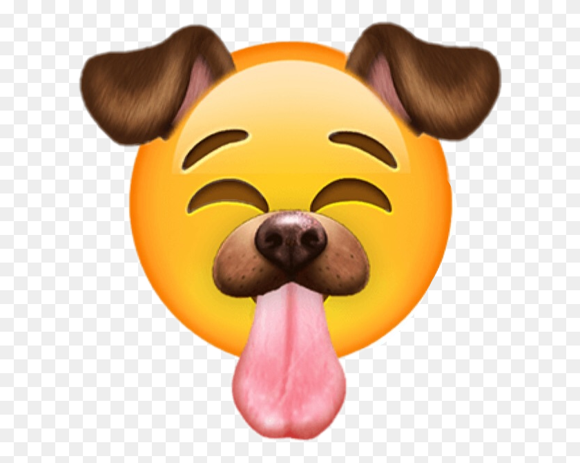 614x610 Информация О Стикере Emoji Dog Snapchat - Собака Emoji Png