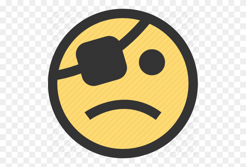 512x512 Emoji, Emojis, Cara, Caras, No, Pirata, Icono Del Tesoro - No Emoji Png