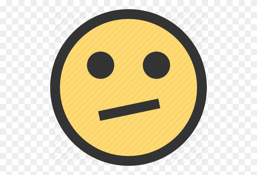 512x512 Emoji, Emojis, Cara, Caras, Pensamiento, Icono De Pensamiento - Emoji De Pensamiento Png
