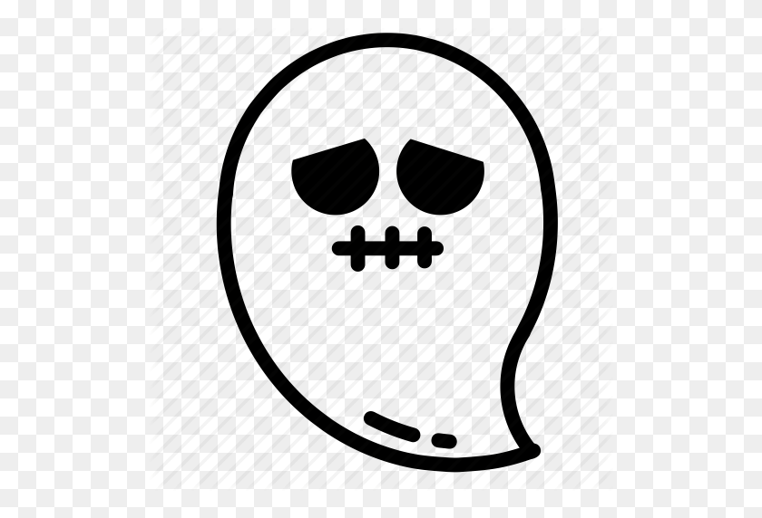 512x512 Emoji, Emojis, Face, Ghost, Ghosts, Holloween, Scary Icon - Призрак Emoji Png