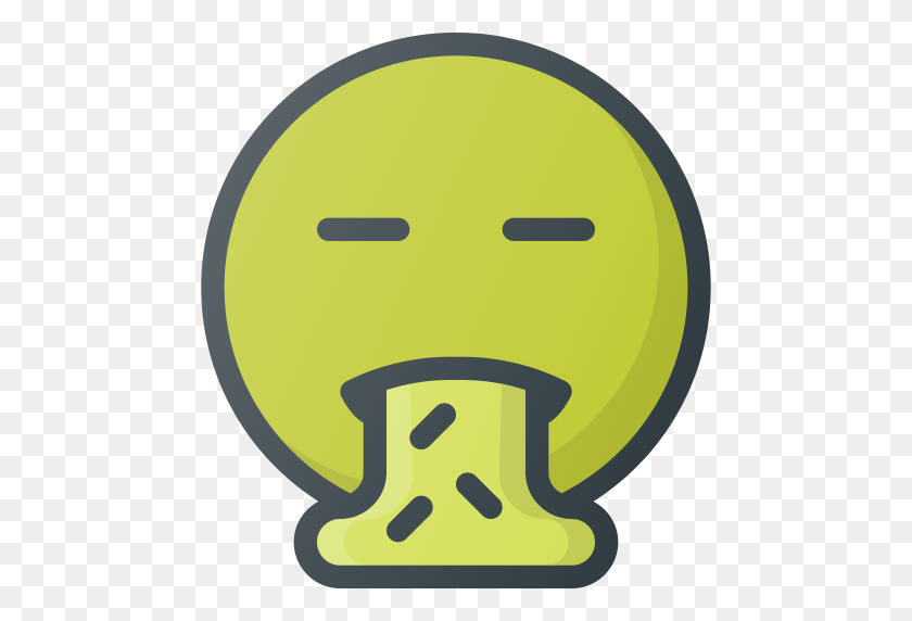 512x512 Emoji, Emote, Emoticon, Emoticons, Puke Icon - Puke Emoji PNG