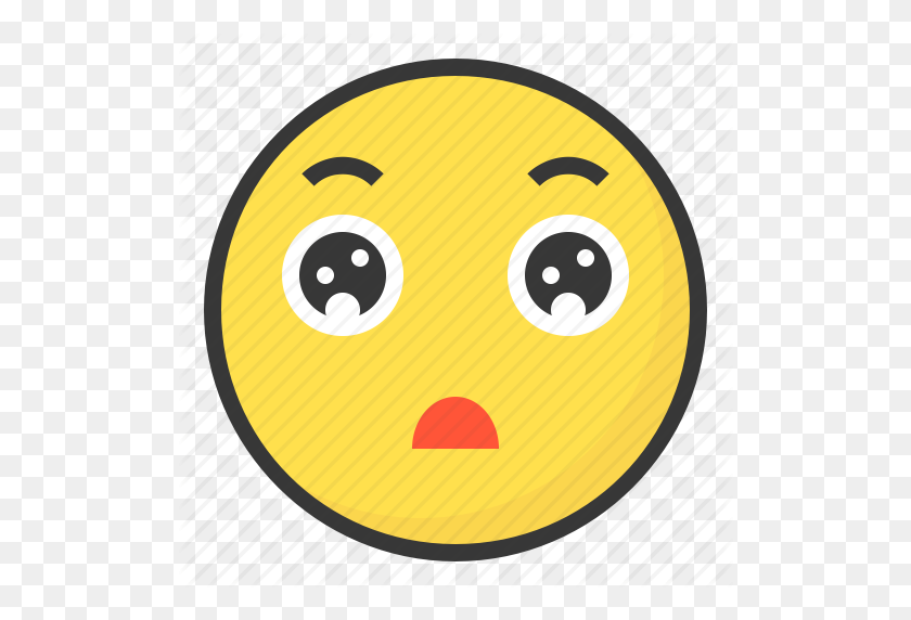 512x512 Emoji, Emoticon, Expression, Face, Impress, Surprise, Wow Icon - Wow Emoji PNG