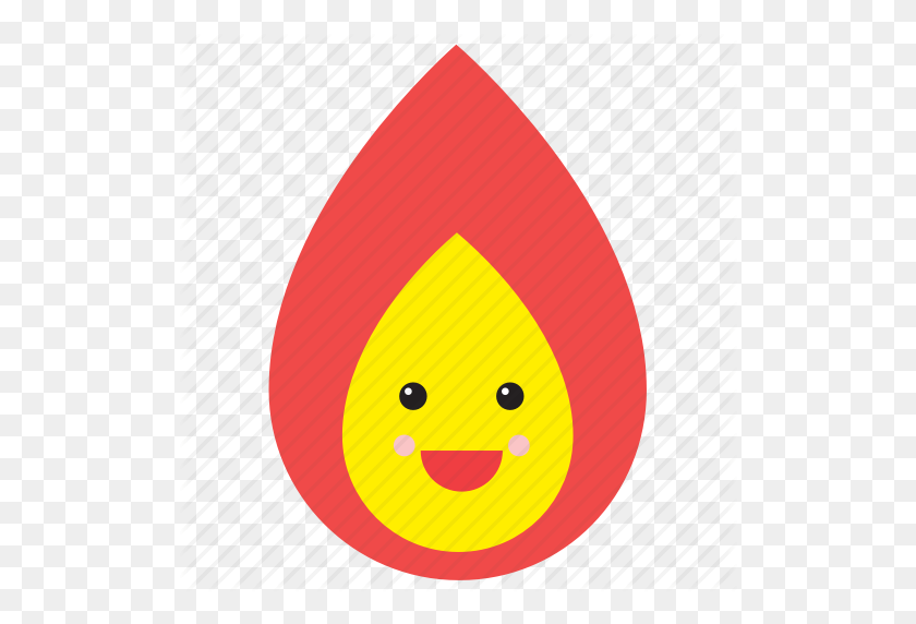 512x512 Emoji, Смайлик, Лицо, Огонь, Пламя, Смайлик, Значок Погоды - Flame Emoji Png