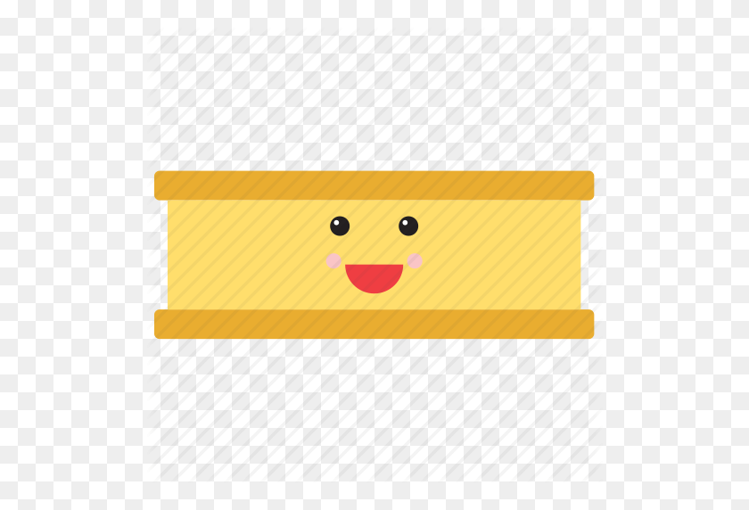 512x512 Emoji, Emoticon, Cara, Comida, Helado, Sandwich, Smiley Icon - Ice Cream Sandwich Clipart