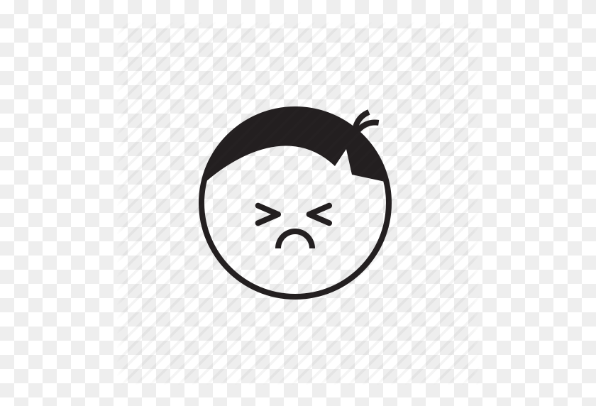 512x512 Emoji, Emoticon, Face, Hurt, Pain, Painful, Smiley Icon - Laughing Face PNG