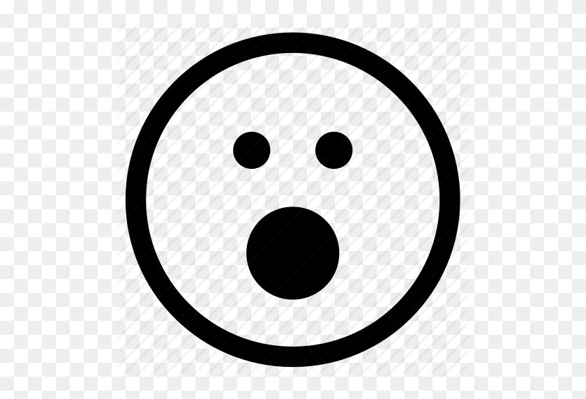 512x512 Emoji, Emoticon, Face, Shock, Shocked, Suprised, Surprise Icon - Suprised Emoji PNG