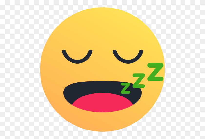 512x512 Emoji, Emoticon, Reaction, Sleepy, Snooze Icon - Sleep Emoji PNG