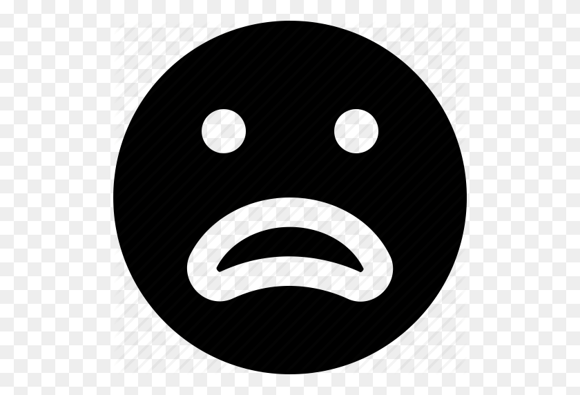 512x512 Emoji, Emoticonos, Cara, Icono Preocupado - Emoji Preocupado Png