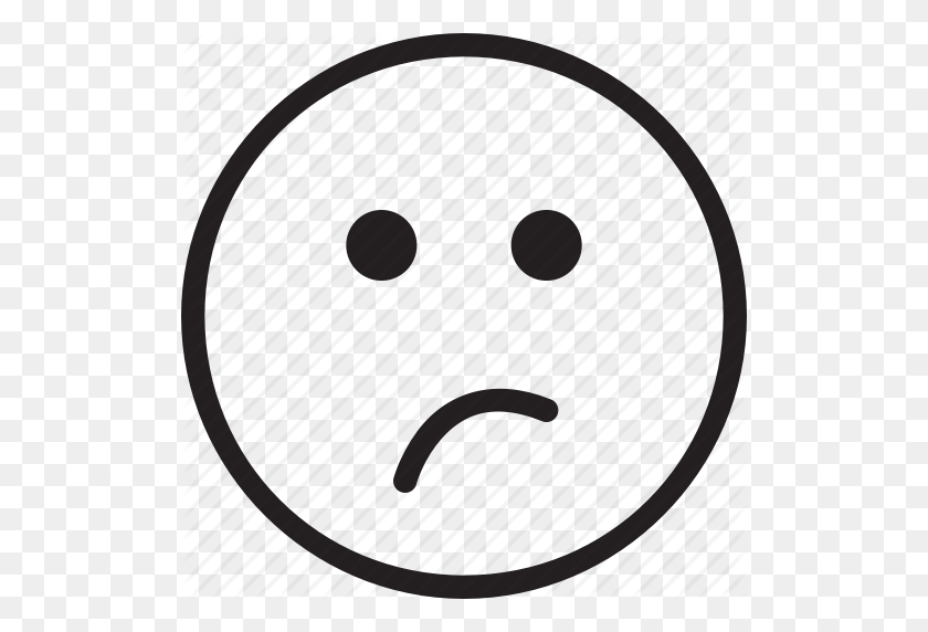 512x512 Emoji, Emotions, Nah, Smiley, Thinking Icon - Thinking Face PNG