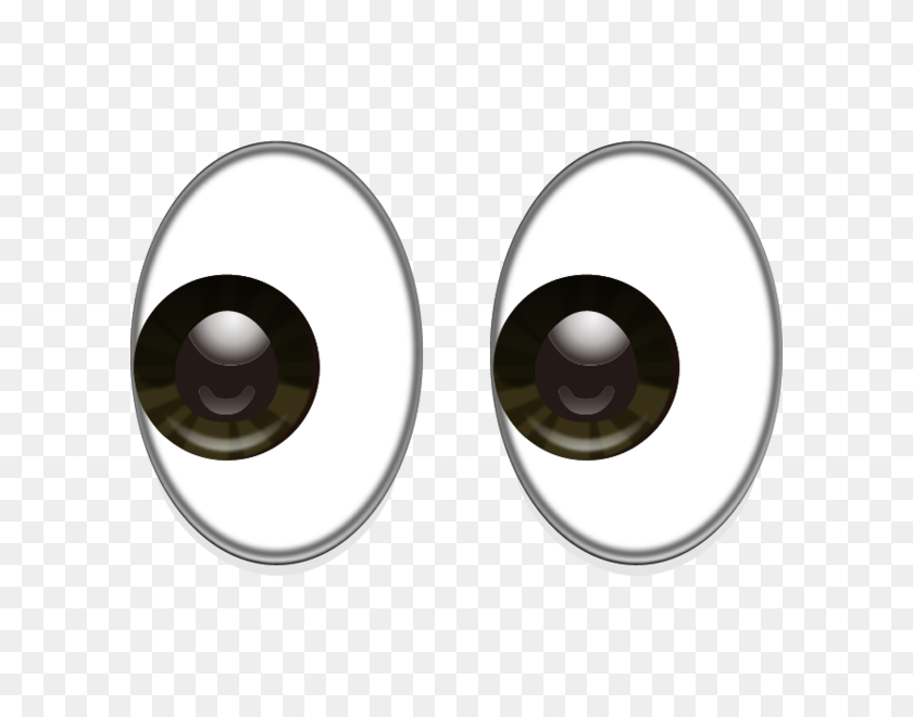 600x600 Emoji, Глаза Emoji, Смайлик - Emoji Глаза Png