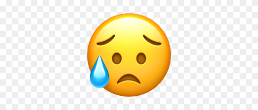 300x300 Emoji Face Clipart Disappointment - Emoji Faces Clipart