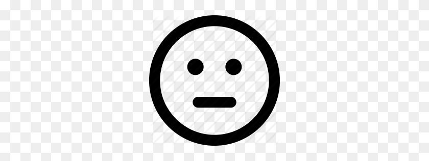 256x256 Emoji Face Clipart Обычное Лицо - Обычный Клипарт