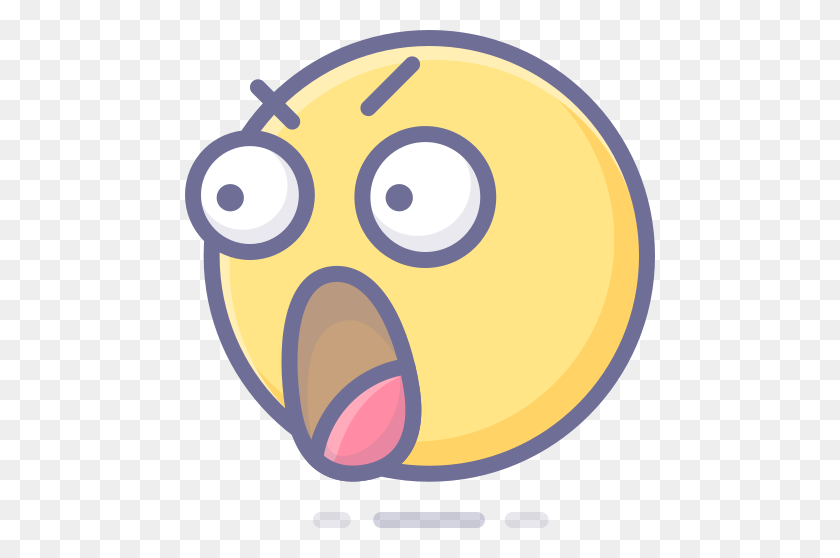 470x498 Emoji, Face, Smiley, Surprised, Emoticon Icon Free Of Emotion - Surprised Emoji PNG