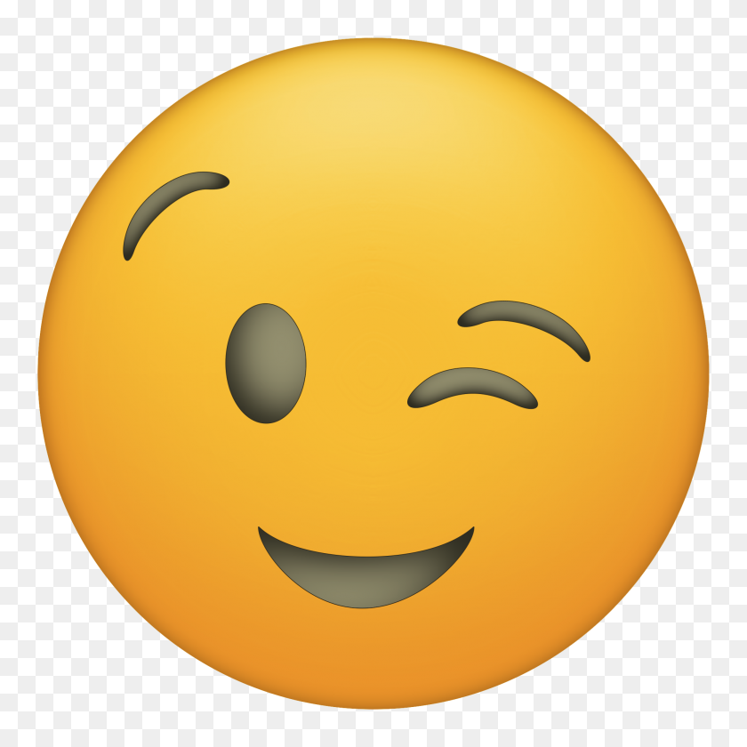 2083x2083 Emoji Faces Printable {free Emoji Printables Emojis - Wink Emoji PNG