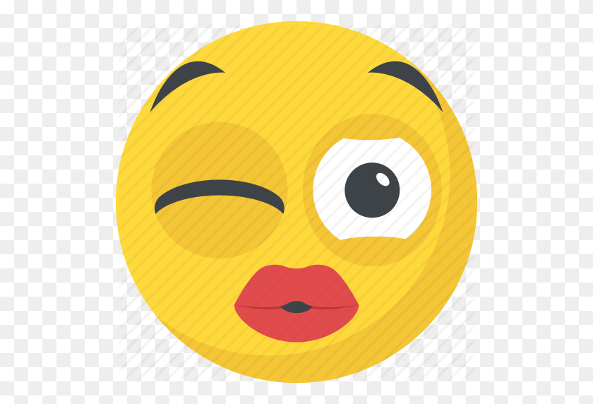512x512 Emoji, Feeling Loved, Kissing Emoji, Romantic, Smiley Face Icon - Kissing Emoji PNG