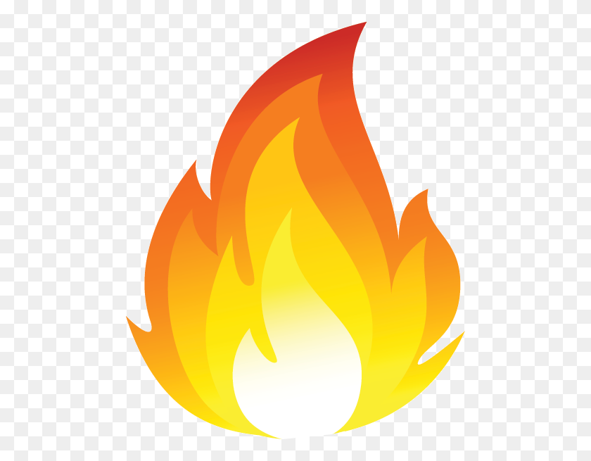 483x595 Emoji Огонь Пламя Картинки - Огненная Собака Клипарт