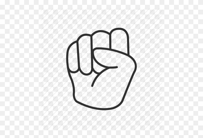 512x512 Emoji, Кулак, Жест, Рука, Жест Руки, Поднятый Кулак, Сильный Значок - Сильный Смайлик Png