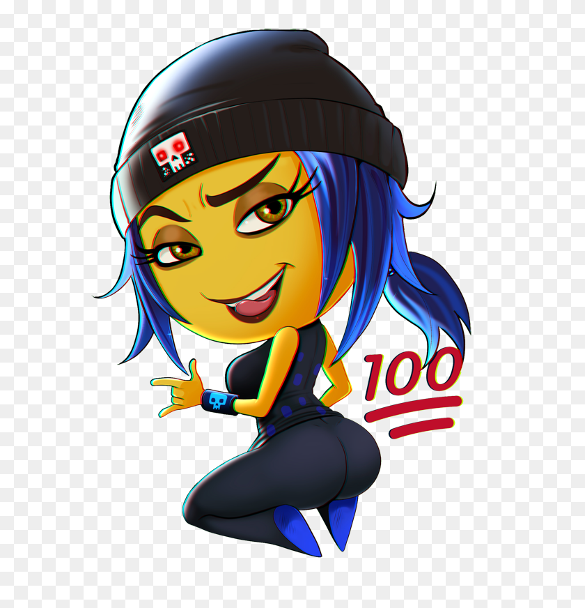 600x812 Emoji Girl - Девушка Emoji Png