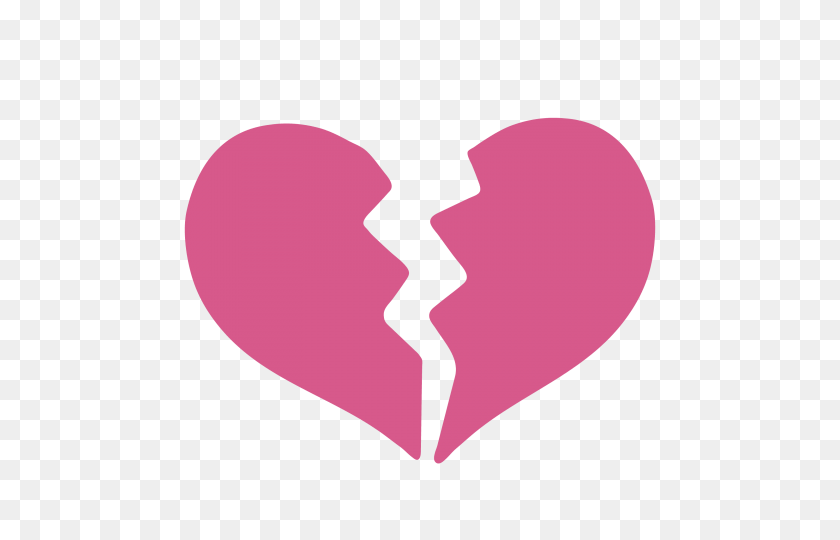480x480 Emoji Heart Break Png Png - Pink Heart Emoji Png